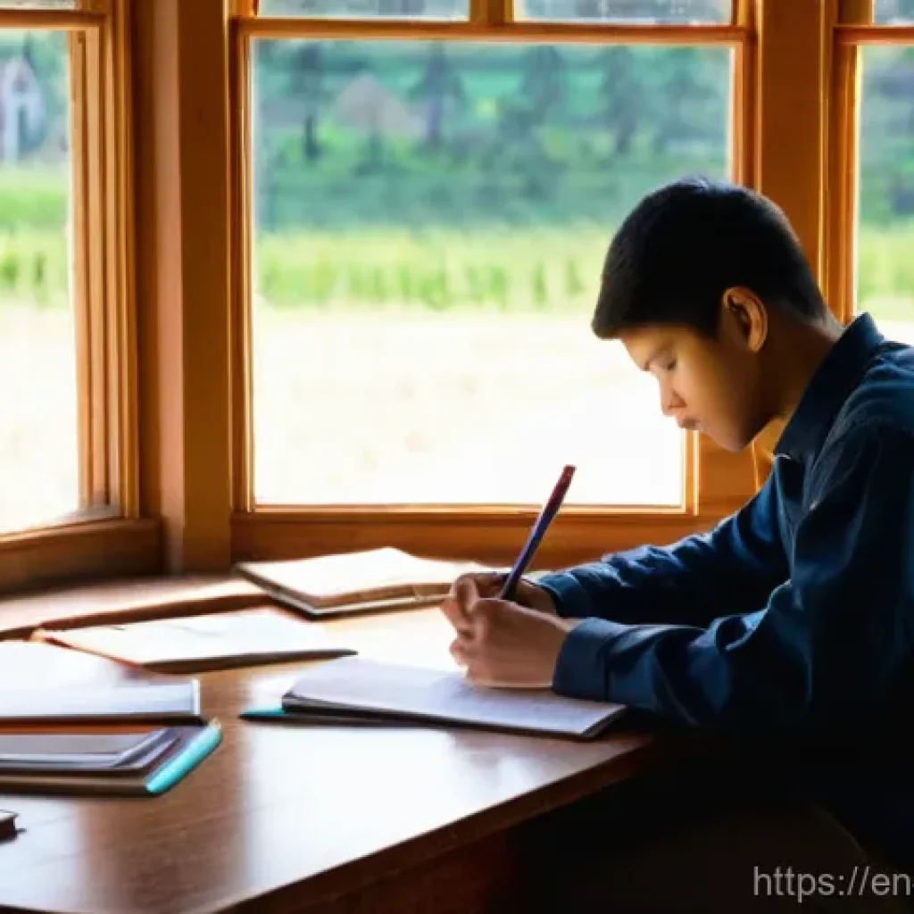 농업경영사 자격증 시험 기출문제 풀이 - **Initial Overwhelm to Insightful Discovery:**
"A young adult student, male or female, sits at a...