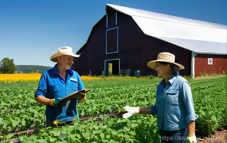 농업경영사 자격증의 커리큘럼 분석 - **Prompt:** A dynamic scene showcasing cutting-edge agricultural technology. A diverse team of three... 농업경영사 자격증의 커리큘럼 분석 - **Prompt:** A dynamic scene showcasing cutting-edge agricultural technology. A diverse team of three...